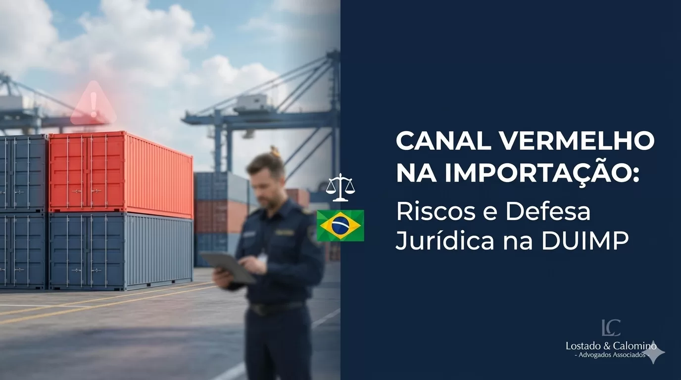 Fiscalização no Canal Vermelho na Importação e Defesa na DUIMP Sidnei Lostado