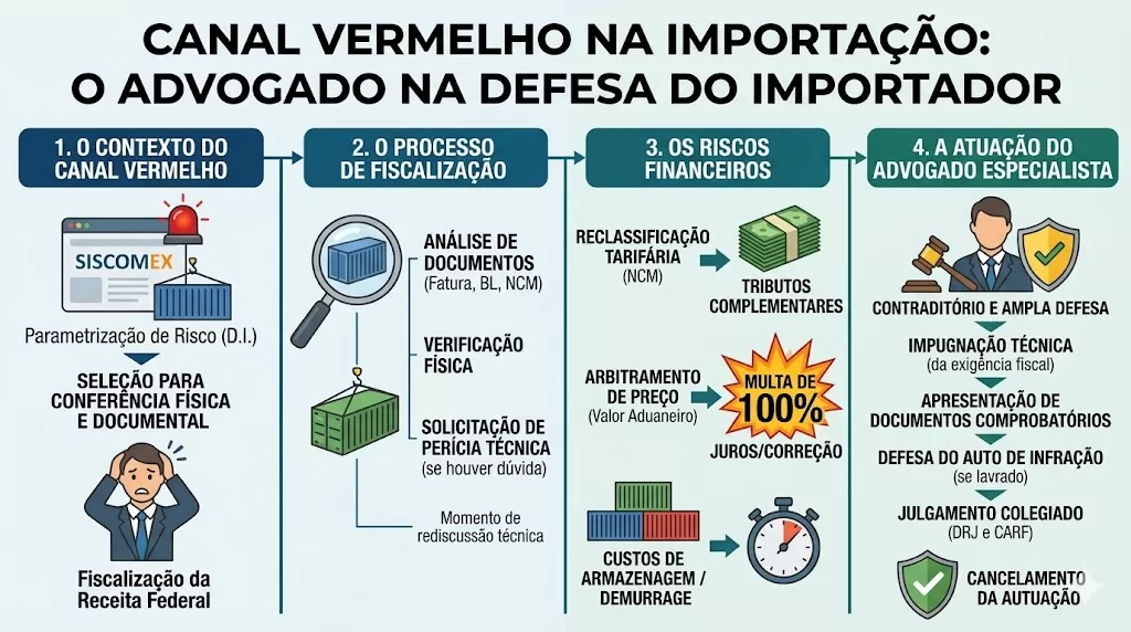 Canal Vermelho: O Advogado na Defesa do Importador contra arbitramento de preço